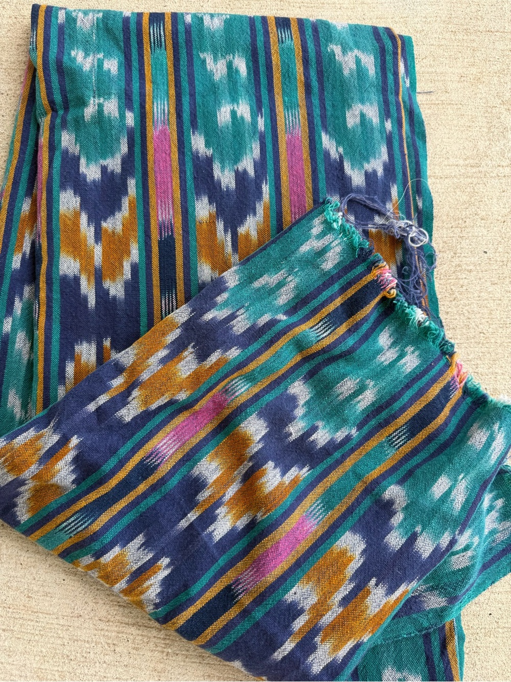 Aztec Blue Fabric